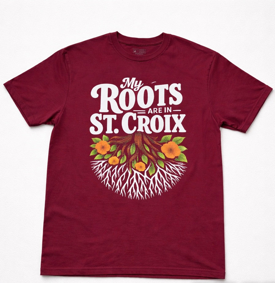 B: My Roots are in Stx (Maroon)